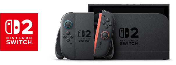 Console Nintendo Switch 2 avec ses manettes Joy-Con 2