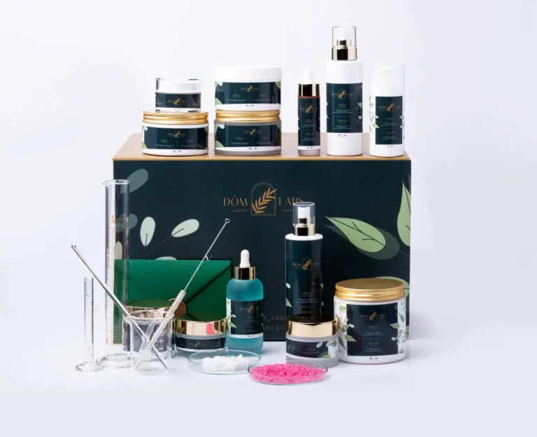 Présentoir de produits Brandé Dom labs démo