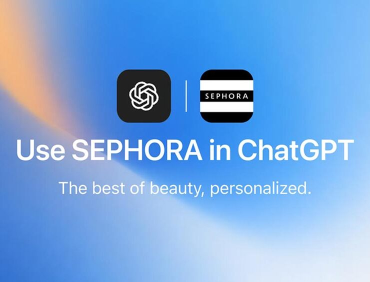 Visuel officiel annonçant l'application Sephora dans ChatGPT